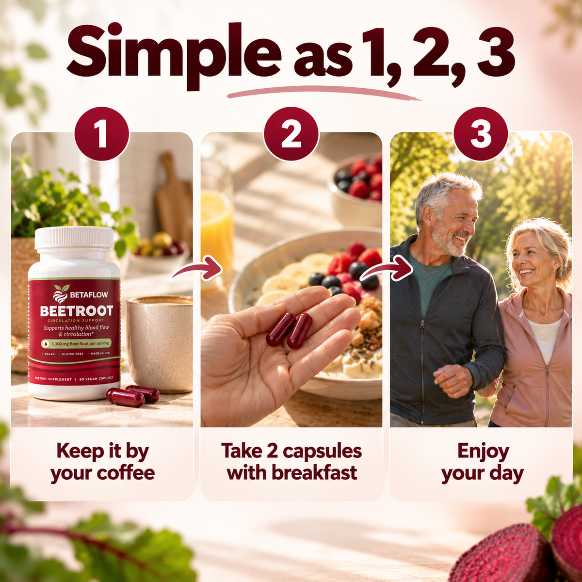 Betaflow™ - Beetroot Capsules