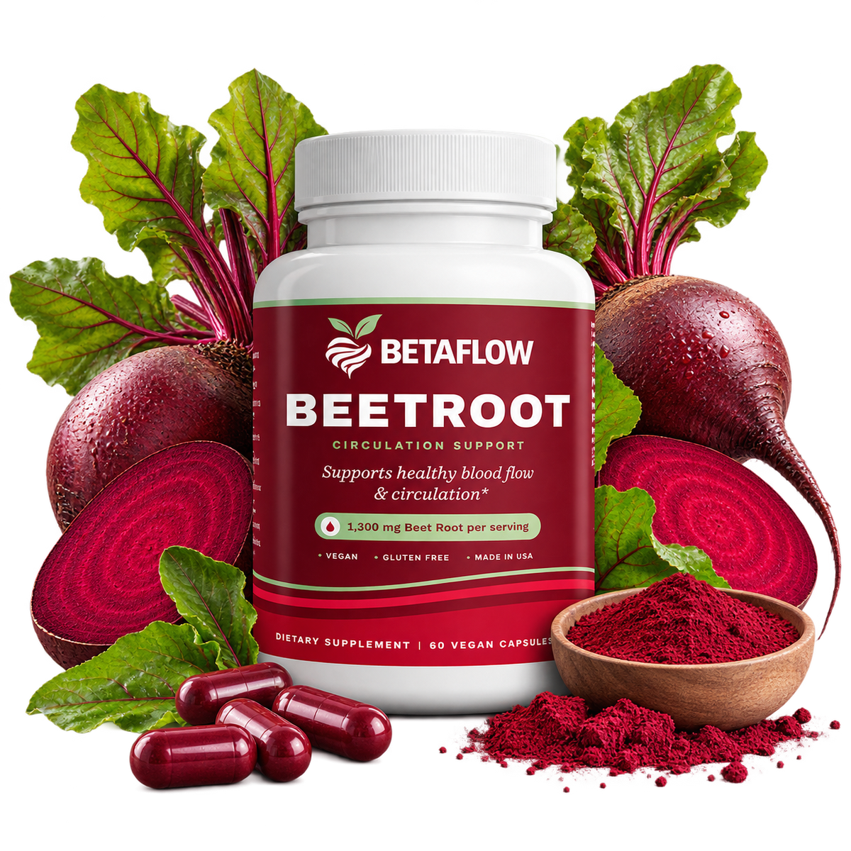 Betaflow™ - Beetroot Capsules
